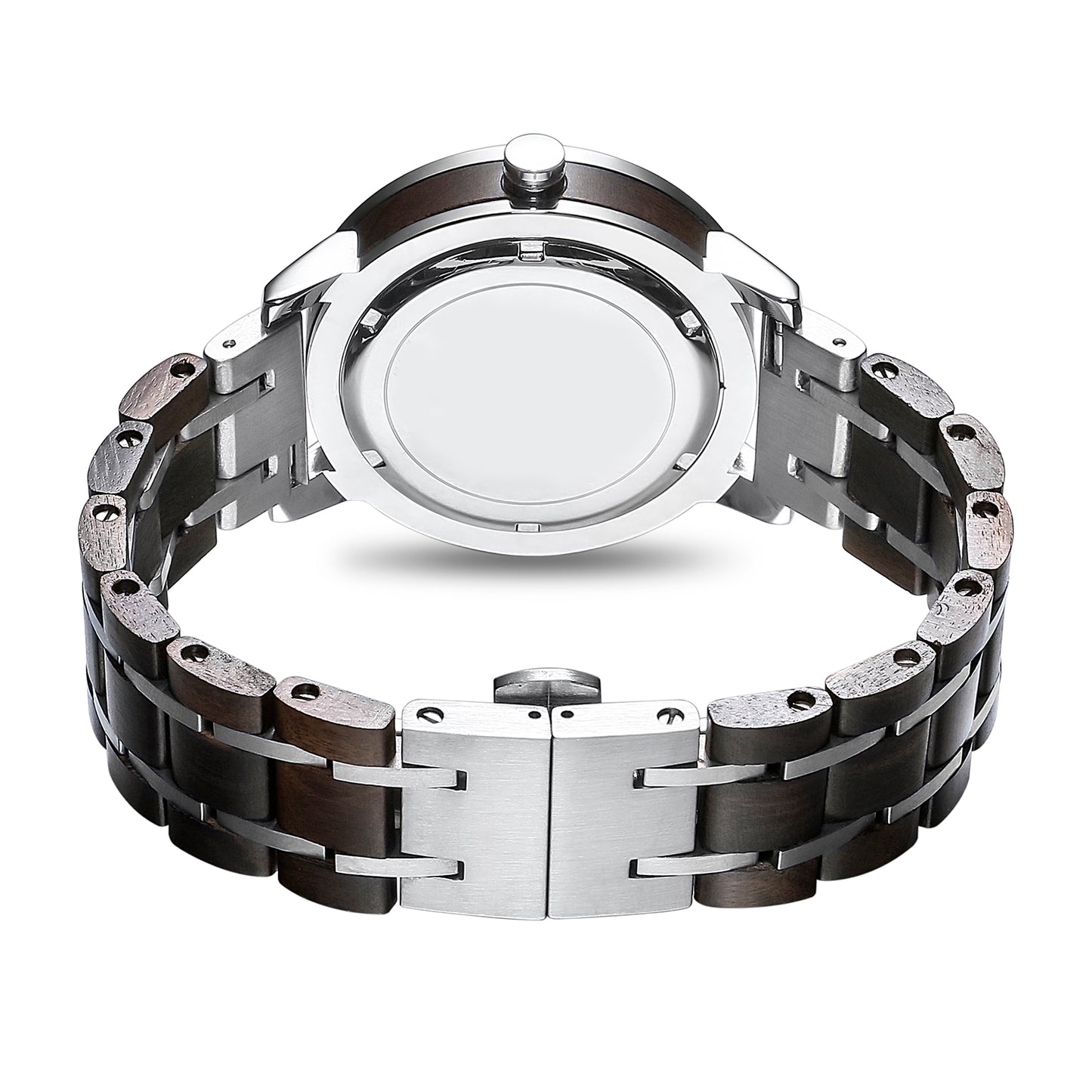 EV2020 Stainless Steel & Wood Watch for Men