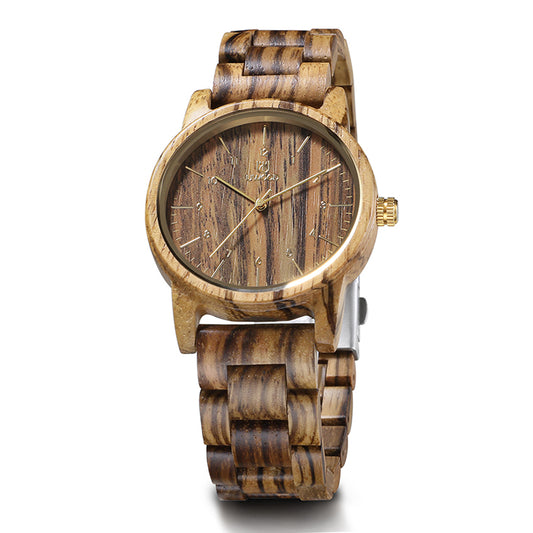 UW1007 Zebra Wood Watch for Men