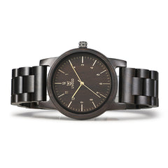UWH1007 Black Sandal Wood Watch for Men