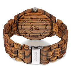 UWH001 Zebra Wood Men's Wooden Watch