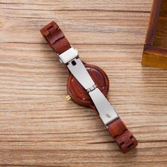 UWH1003 Red Sandal Wood Watch for Women